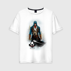 Женская футболка хлопок Oversize Assasin's Creed