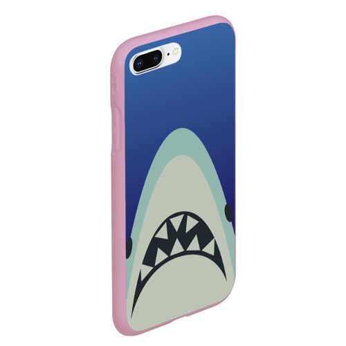 Чехол для iPhone 7Plus/8 Plus матовый IKEA Shark, цвет розовый - фото 3