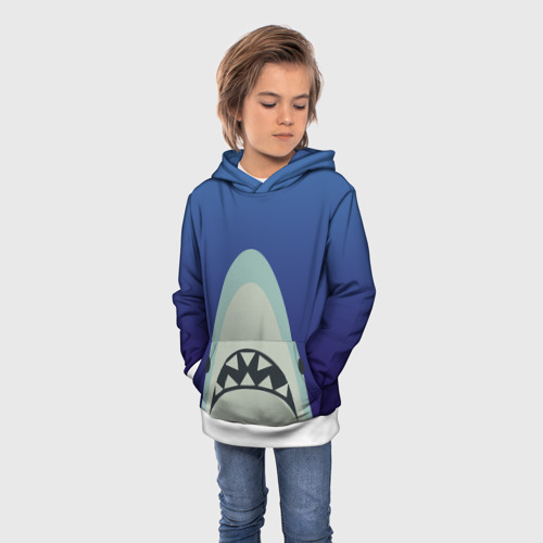 Детская толстовка 3D IKEA Shark, цвет белый - фото 3