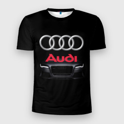 Мужская футболка 3D Slim Audi Ауди