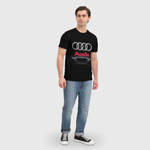 Мужская футболка 3D Audi Ауди, цвет 3D печать - фото 5