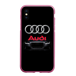 Чехол для iPhone XS Max матовый Audi Ауди