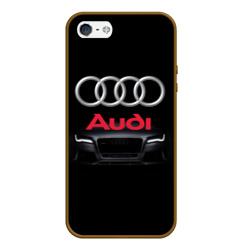 Чехол для iPhone 5/5S матовый Audi Ауди