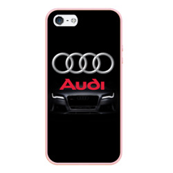 Чехол для iPhone 5/5S матовый Audi Ауди