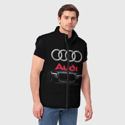 Мужской жилет утепленный 3D Audi Ауди - фото 2