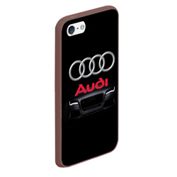 Чехол для iPhone 5/5S матовый Audi Ауди - фото 2