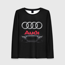 Женский лонгслив 3D Audi Ауди