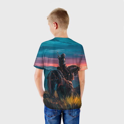 Детская футболка 3D The Witcher, цвет 3D печать - фото 4
