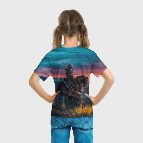 Детская футболка 3D The Witcher, цвет 3D печать - фото 6