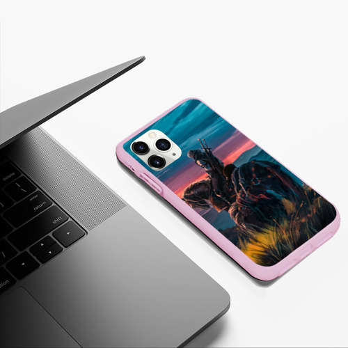 Чехол для iPhone 11 Pro Max матовый The Witcher, цвет розовый - фото 5