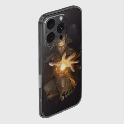 Чехол для iPhone 16 Pro Max силиконовый с защитой камеры Ведьмак - фото 2