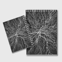 Блокнот The Witcher logo gray neurons - фото 2