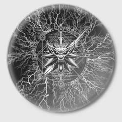 Значок The Witcher logo gray neurons