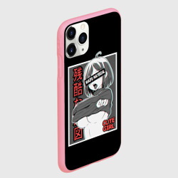 Чехол для iPhone 11 Pro Max матовый Ahegao waifu material - фото 2
