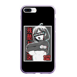 Чехол для iPhone 7Plus/8 Plus матовый Ahegao waifu material