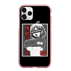 Чехол для iPhone 11 Pro Max матовый Ahegao waifu material