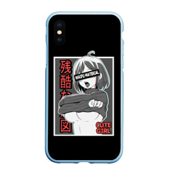Чехол для iPhone XS Max матовый Ahegao waifu