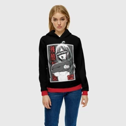 Женская толстовка 3D Ahegao waifu material - фото 2