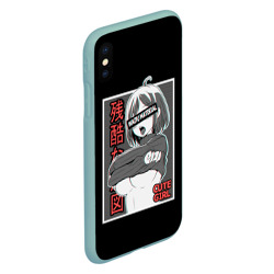 Чехол для iPhone XS Max матовый Ahegao waifu material - фото 2