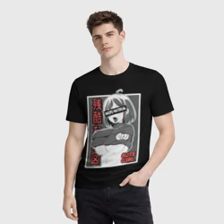 Мужская футболка 3D Ahegao waifu material - фото 2