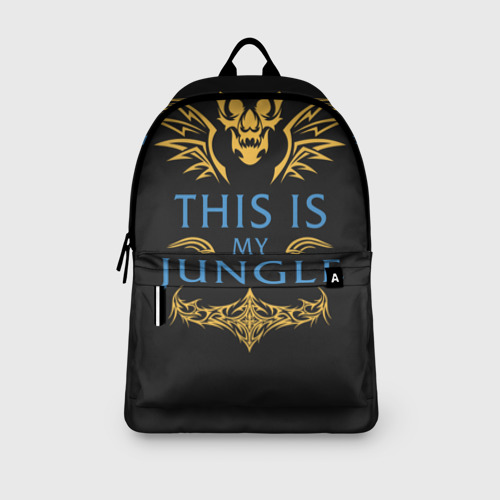 Рюкзак 3D с принтом This is my Jungle, вид сбоку #3