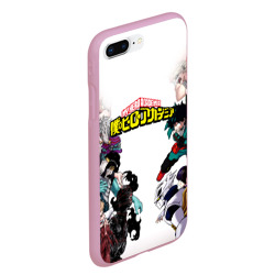 Чехол для iPhone 7Plus/8 Plus матовый My Hero Academia противостояние - фото 2