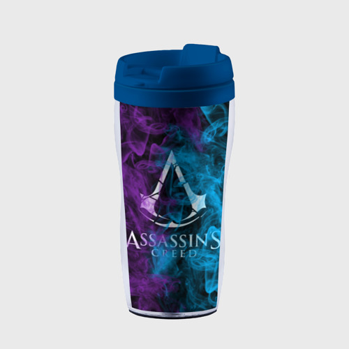 Термокружка-непроливайка Assassin's Creed, цвет синий