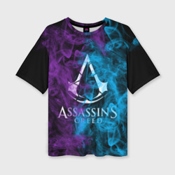 Женская футболка oversize 3D Assassin's Creed