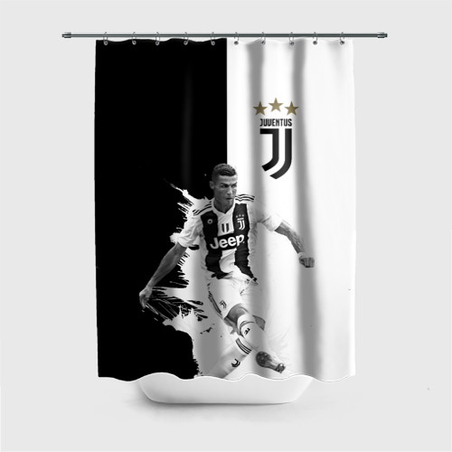 Штора 3D для ванной Cristiano Ronaldo