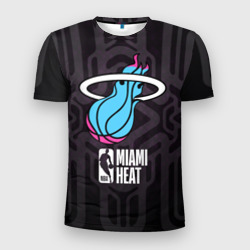 Мужская футболка 3D Slim Miami Heat 3