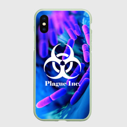 Чехол для iPhone XS Max матовый Plague Inc