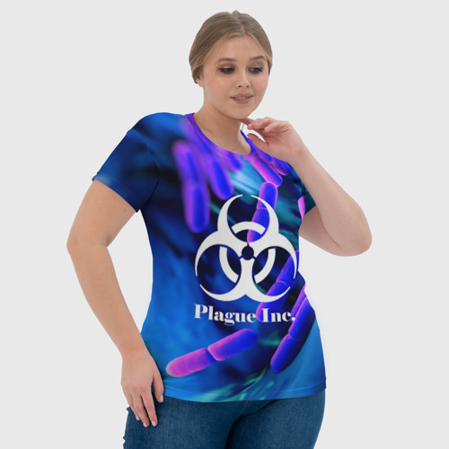 Женская футболка 3D Plague Inc, цвет 3D печать - фото 6