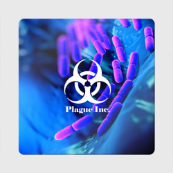 Магнит виниловый Квадрат Plague Inc