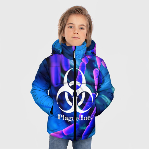 Зимняя куртка для мальчиков 3D Plague Inc, цвет красный - фото 3