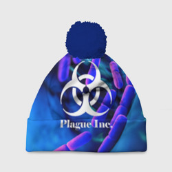 Шапка 3D c помпоном Plague Inc
