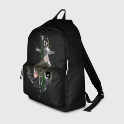 Рюкзак 3D Якорь с компасом и цветами