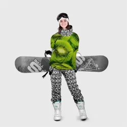 Накидка на куртку 3D Зеленый киви - фото 2