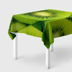 Скатерть 3D Зеленый киви