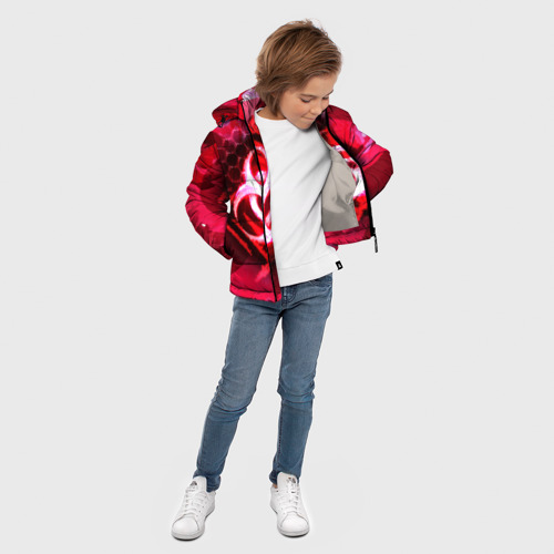 Зимняя куртка для мальчиков 3D Plague Inc LC (Oko), цвет светло-серый - фото 5