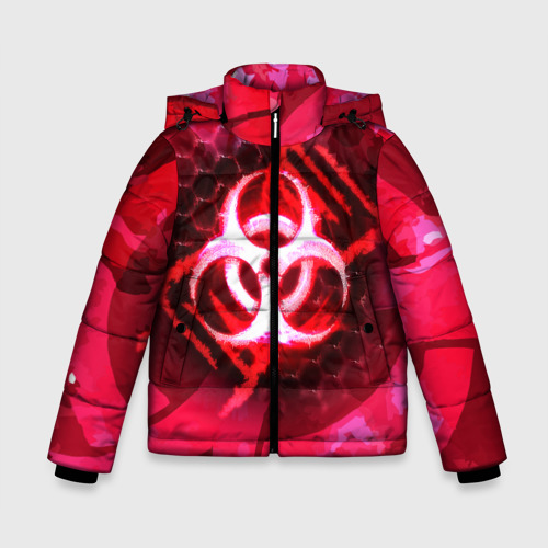 Зимняя куртка для мальчиков 3D Plague Inc LC (Oko), цвет светло-серый
