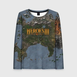Женский лонгслив 3D Герои 3