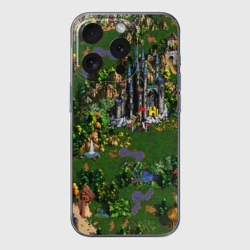 Чехол для iPhone 15 Pro Max силиконовый с защитой камеры Heroes of Might and Magic