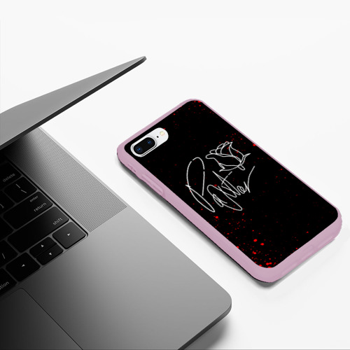 Чехол для iPhone 7Plus/8 Plus матовый Payton Moormeier - тикток, цвет розовый - фото 5