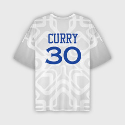 Мужская футболка oversize 3D Golden State Warriors - 30 number Stephen Curry