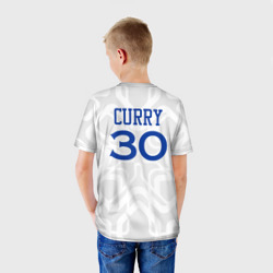 Детская футболка 3D Golden State Warriors - 30 number Stephen Curry - фото 2