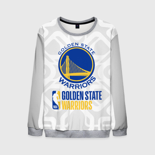 Мужской свитшот 3D Golden State Warriors - 30 number Stephen Curry, цвет меланж