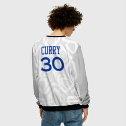 Мужской свитшот 3D Golden State Warriors - 30 number Stephen Curry - фото 2