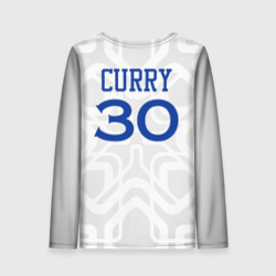 Женский лонгслив 3D Golden State Warriors - 30 number Stephen Curry