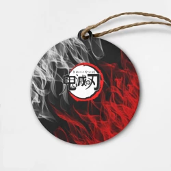 Деревянная игрушка круг Kimetsu no Yaiba встретилось пламя