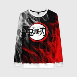 Женский свитшот 3D Kimetsu no Yaiba встретилось пламя